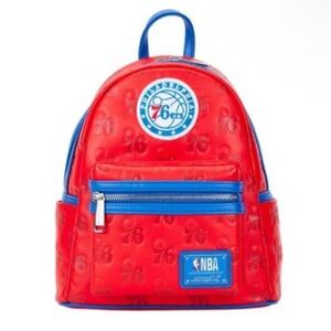 Loungefly | NBA Philadelphia 76ers Logo Mini Backpack
